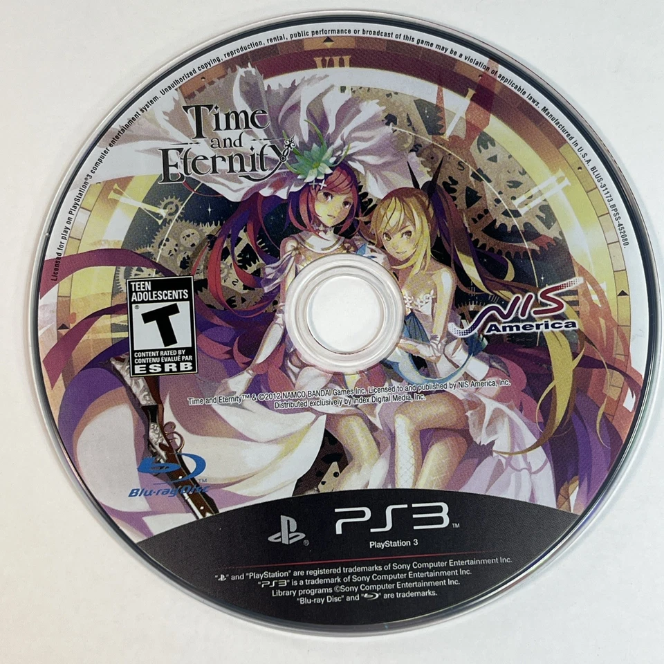 Time and Eternity (Sony PlayStation 3, 2013) Complete CIB TESTED MINT - Image 4 of 4