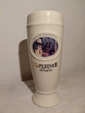 Weißbier Krug Steinzeug 0,5 Liter Keramik Kapuziner Sammler Heimat Bier