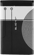 1020mah Replacement Battery BL 5C Compatible with Nokia 1208 1680 3100 3555