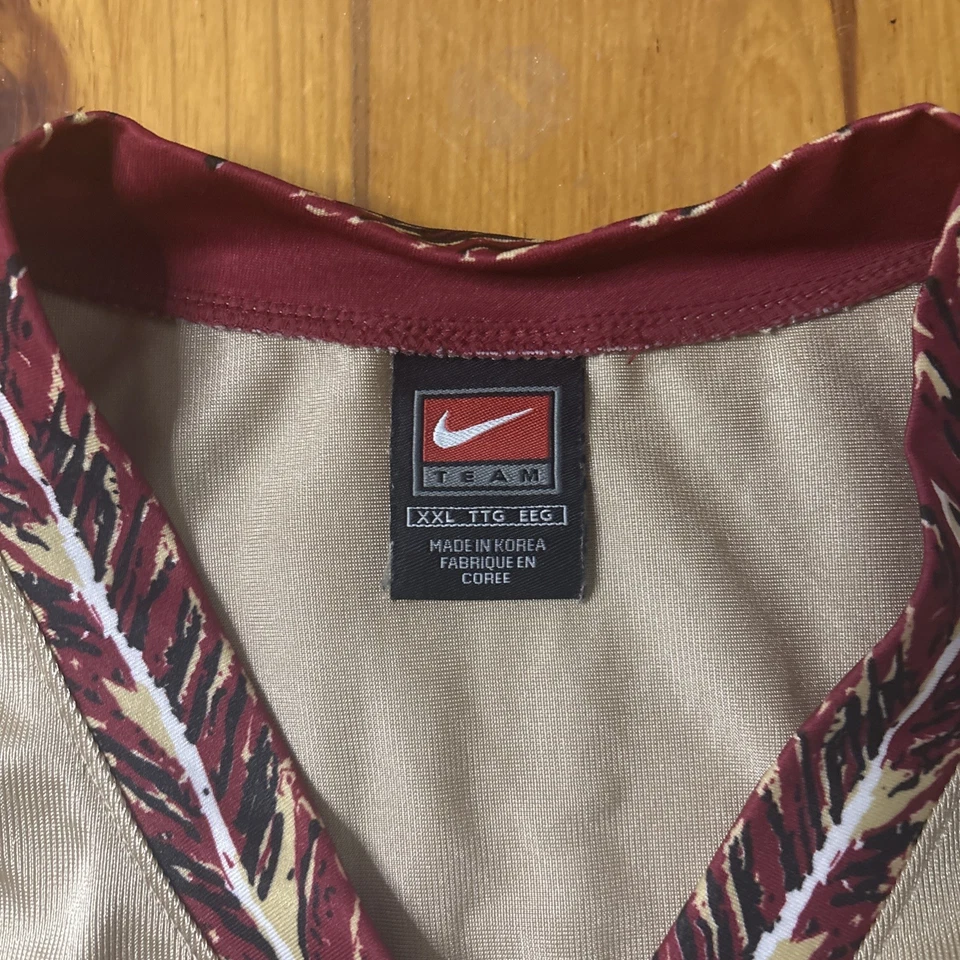 Camiseta de fútbol americano Nike Florida State Seminoles dorada alternativa Jameis Winston 3 XXL Foto 4 de 4