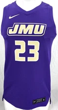 NEW James Madison JMU Dukes Purple #23 Nike Dri-Fit Basketball Jersey Men's S