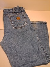 Carhartt 101512 Men's Jeans Relaxed Fit Men's 38x30 Blue Denim