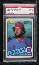 1985 O-Pee-Chee Bruce Sutter #370 PSA 9 MINT HOF 0d3
