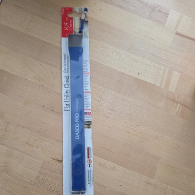 NEW Dasco Pro 337-0 Flat Utility Chisel 1-1/4''x 12''