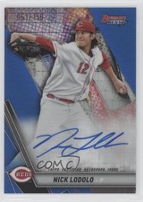 2019 Bowman's Best Auto Blue Refractor 61/150 Nick Lodolo #B19-NLO Auto 14mg