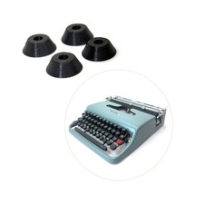 x4 New Rubber Feet for Olivetti Lettera 22 Ty...
