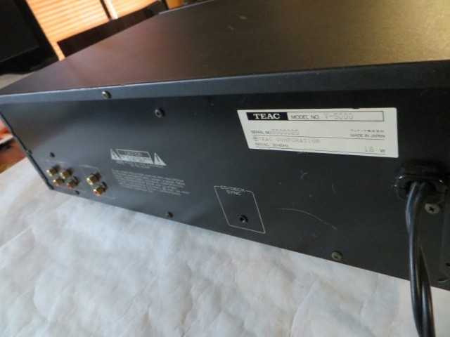 TEAC V-5000 Stereo Cassette Deck Plus Remote | eBay
