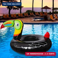 Tropical Toucan Inflatable Pool Float Ride On Beach Swimming Rings - Haw