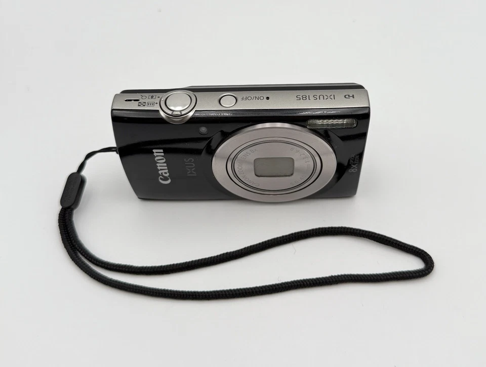 Canon IXUS 185 Schwarz - Kompakte Digitalkamera - 20 MP - Getestet LESEN - Bild 4 von 4
