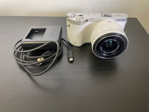 Samsung NX NX300 20.3MP Digital Camera - White (Kit w/ NX 20 - 50 Lens)