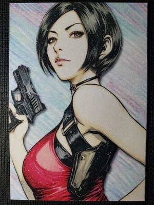 Resident Evil Ada Wong Goddess Anime Frosted Art Card ACG Carddass