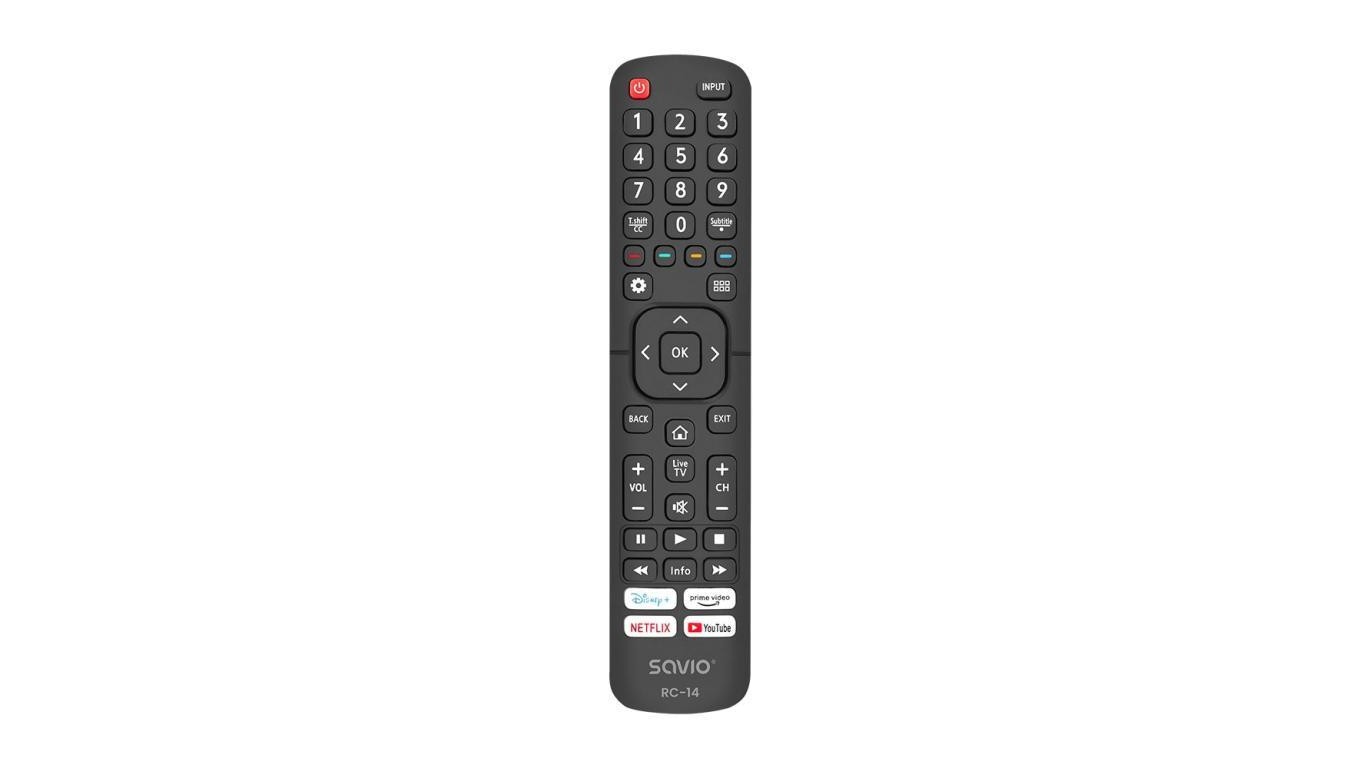 5901986047995 SAVIO Pilot uniwersalny/zamiennik do TV HISENSE - SMART TV RC-14 S