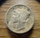 1916-S Mercury Dime - Actual Silver Coin Shown - Free Shipping & Tracking INV711