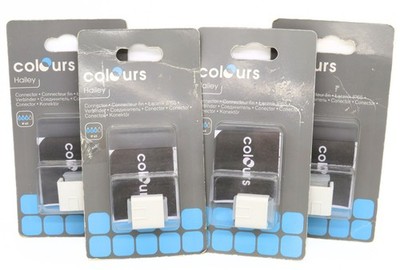 Hailey Lichtverbinder 2,2 cm IP65 weiß für Hailey LED Streifen nach Farben 4er Pack