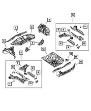 Genuine Mopar Spare Tire Bracket 68082309ab Genuine Mopar Spare Tire Bracket 68082309ab