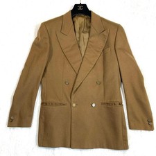 MISSONI UOMO Men Lana Wool Double-Breasted Tailored Jacket 46 Luxury Elegant ITA