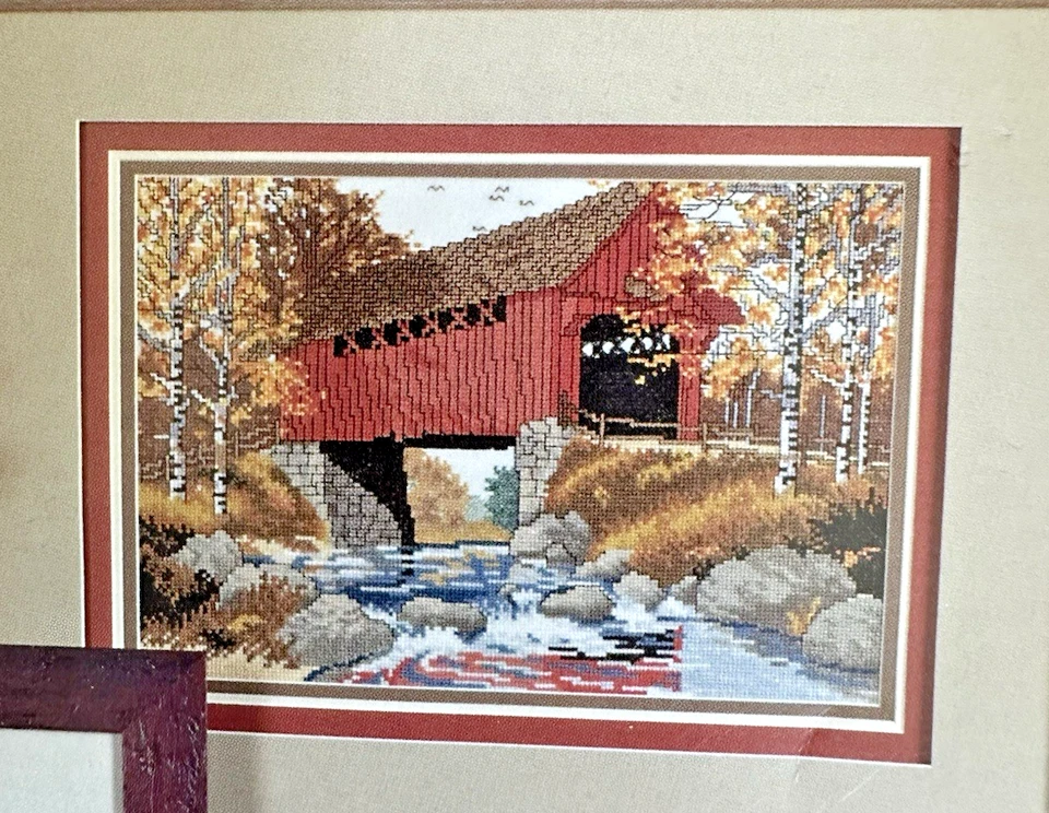 Stoney Creek Cross Stitch Booklet #303 SIMPLY COUNTRY ~ 5 designs~ Farm Bridge - Image 3 of 4