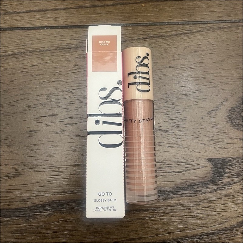 dibs Go To Glossy Balm Nude Shimmer Shine Vegan Cruelty-Free 0.2 fl oz