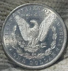 1881-o Morgan Silver Dollar Brilliant Uncirculated Cameo With Slight Mirrors