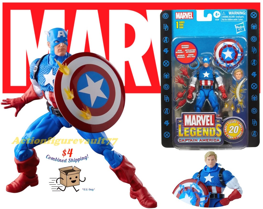 Marvel Legends 6" CAPTAIN AMERICA 20th Anniversary Series 1 