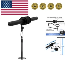 Yes4All Wrist Roller & Forearm Blaster - Durable Steel, Fits 1 & 2-inch Plates