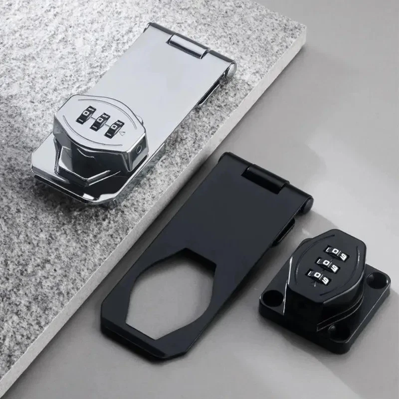 3 Digit Combination Sliding Keyless Lock Security Pad Bolt Shed Gate Garden Door - Image 2 of 4