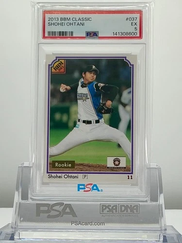 SHOHEI OHTANI 2013BBM CLASSIC PITCHING #037 PSA5!ROOKIE CARD!POP3!