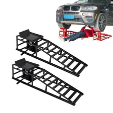 2 Packs Hydraulic Car Ramps-5Ton Car Jack Ramps Oil Change Auto Lift Ramp 5 Ton