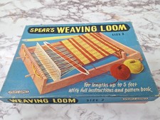 Vintage Spear's Weaving Loom Size 2 In Original Box COMPLETE!