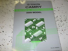 2009 Toyota CAMRY Electrical Wiring Diagram Troubleshooting EWD Shop Manual 09