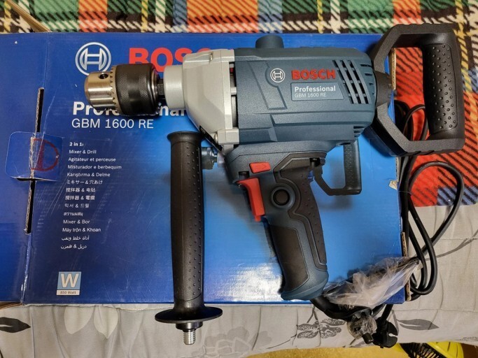 Bosch GBM 1600RE Chuck 16mm 630rpm D Type Handle Electric Mixer