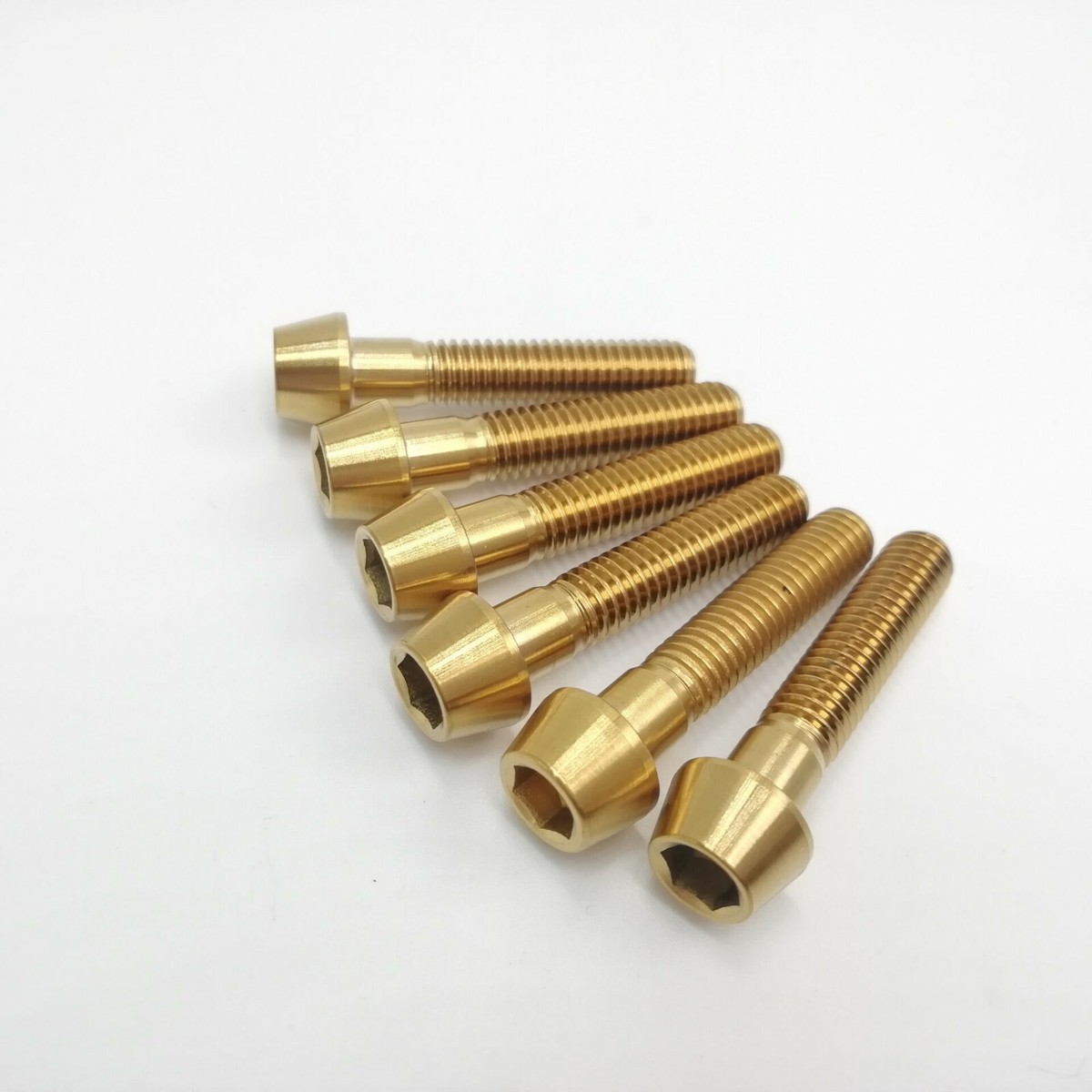 10pcs M6x30mm Black Titanium Ti Bolt Socket Allen Hex Cap Head Allen Key Screw G
