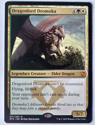 MTG Magic   Dromoka, Drachenlord   Dragonlord Dromoka   English NM DOK