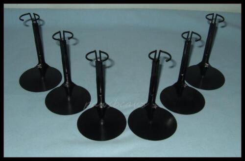 6 Black Kaiser 20SMB Action Figure DISPLAY STANDS fit 7"8"NECA Play Arts MEGO - Picture 1 of 3