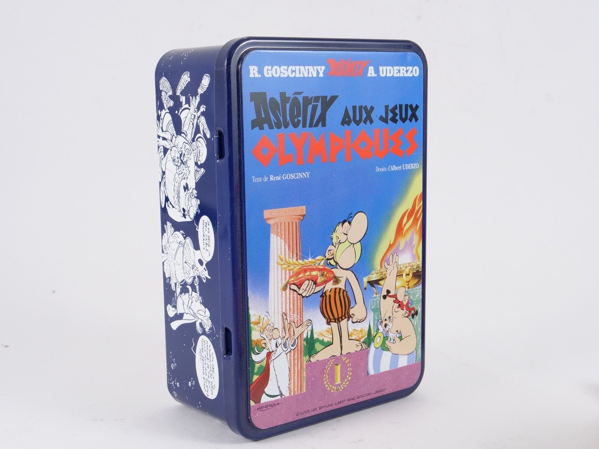 ASTÉRIX AUX JEUX Olympiques boîte biscuits 350g Bâtonnets Biscuiterie du Mistral EUR 15,00 - FR