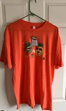 Dogfish Head Beer Miami Artist Mural Tee Xl Men’s X-LARGE T-shirt Made USA New