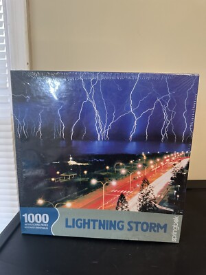 SPRINGBOK LIGHTNING STORM 1000 PIECE INTERLOCKING JIGSAW PUZZLE NEW