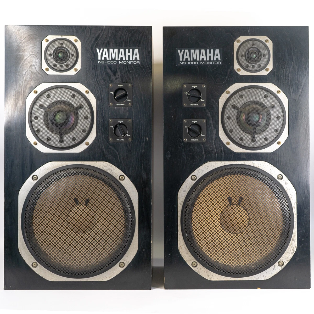 Vintage Yamaha NS-1000M Floor Speaker System Monitors - Pair - Consecutive SN