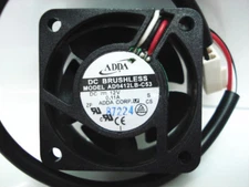 1PC ADDA AD0412LB-C53 12V 0.11A 4CM 4020 3-Wire Dual Ball Cooling Fan cl