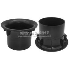 2pcs Speaker Port Tube Inverted Tube Reflex Tube Loudspeaker Vent 63mm Open Hole