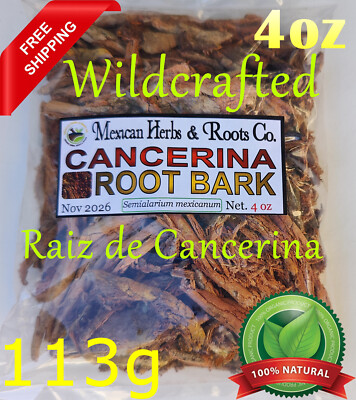 4oz Cancerina,Cancerina bark, cancerina raiz/root bark herbal tea Wildcrafted