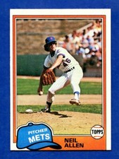 1981 TOPPS #322 NEIL ALLEN VG+