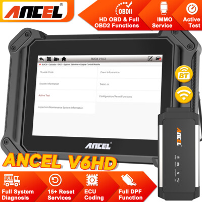 Heavy Duty Diesel HD Truck Scanner Diagnostic Bi-directional DPF Regen Coding