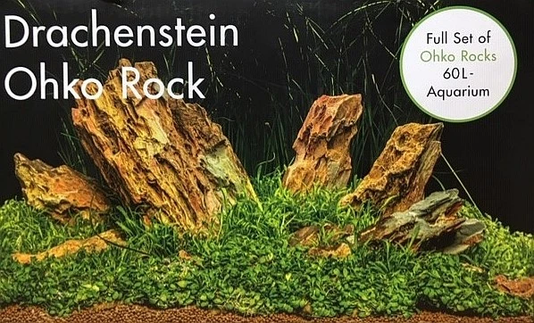 Drachenstein Ohko Rock Set für 60 Liter Aquarium - Mini Stein Landschaft