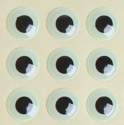 200pcs 3-7mm Fishing Lure Eyes 3D Holographic Eyes Fly Tying Jigs Crafts  Doll | eBay