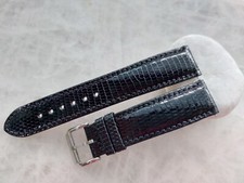 20mm/18mm Lizard Print Leather Watch Strap Band - All Colors