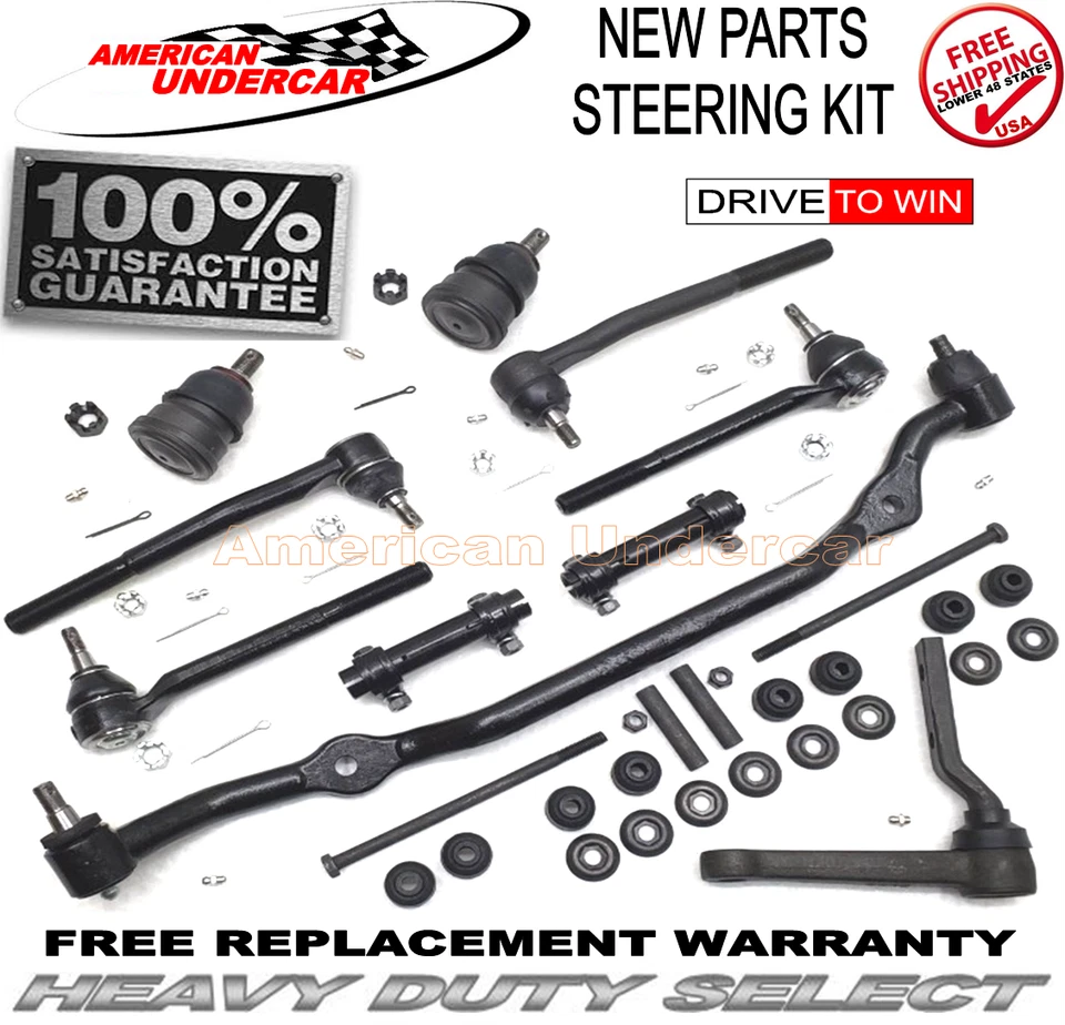 HD Chevrolet Camaro Pontiac Firebird T/A Ball Joint Tie Rod Link Kit 1982 - 1992 - Image 2 of 4