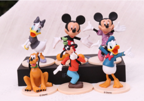 6PCS Disney Mickey Mouse Minnie Goofy Pluto Daisy Action Figures PVC Toys Dolls - Picture 1 of 5