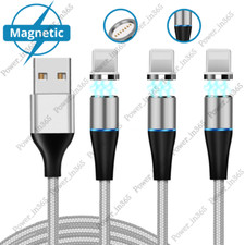 3/6FT Magnetic Fast Charger Cable USB Data Cord for iPhone 14 13 12 11 XR 8 7 6