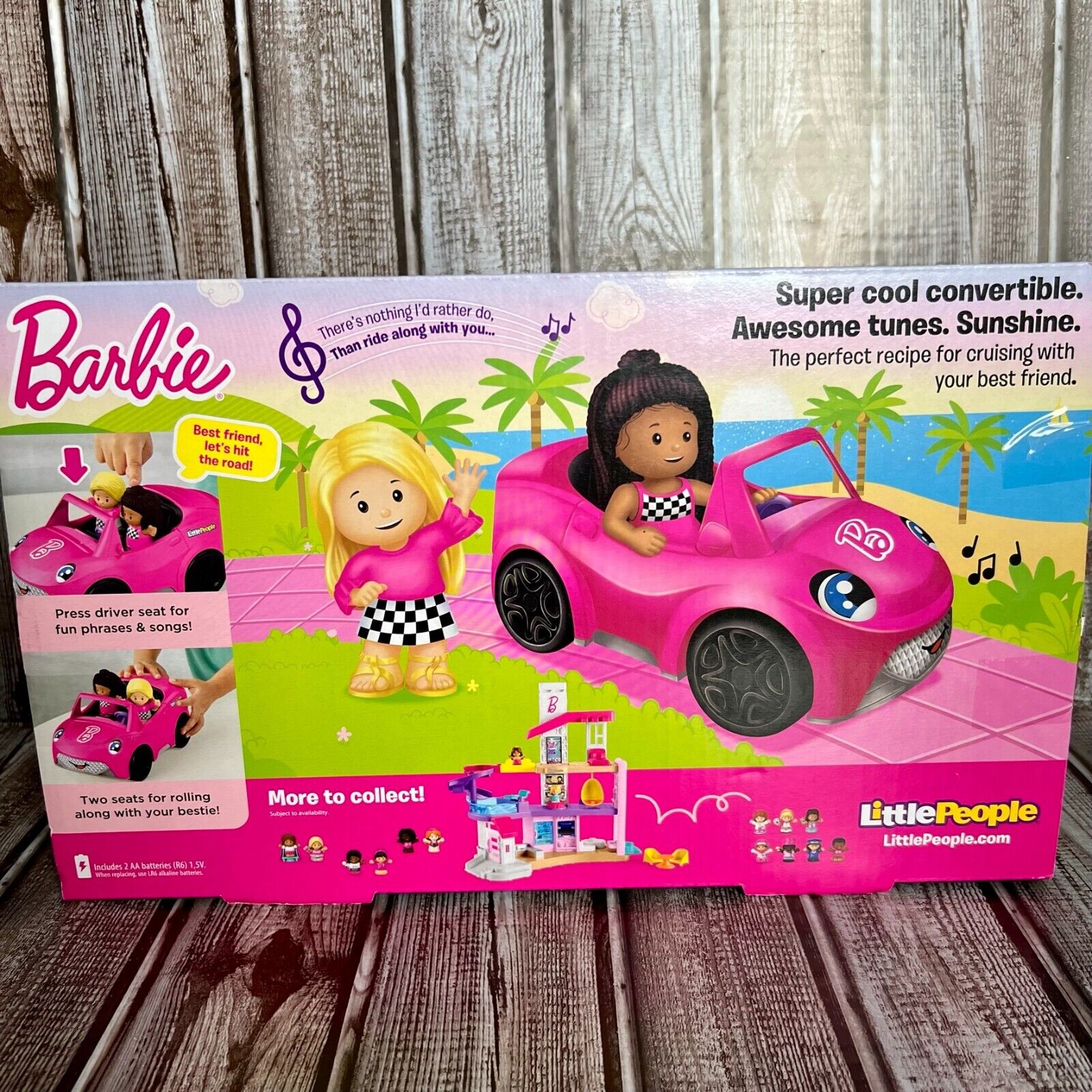 Carro Da Barbie Fisher Price Little People Meu Primeiro